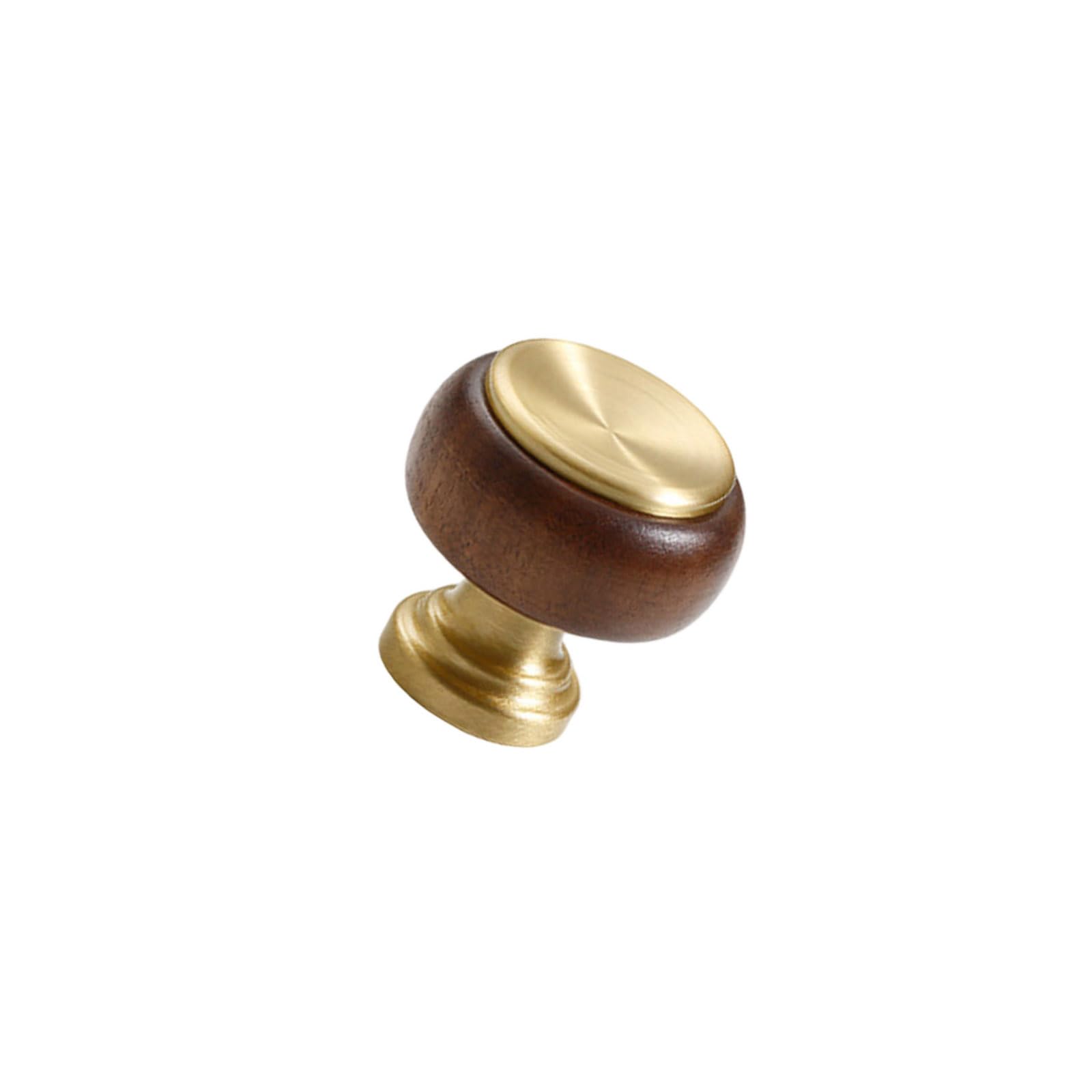 Tertioi Copper Brass Wood Cabinet Knobs Wardrobe Cabinet Door Elegant Design Comfortable Grip Easy Installation Wooden Pull