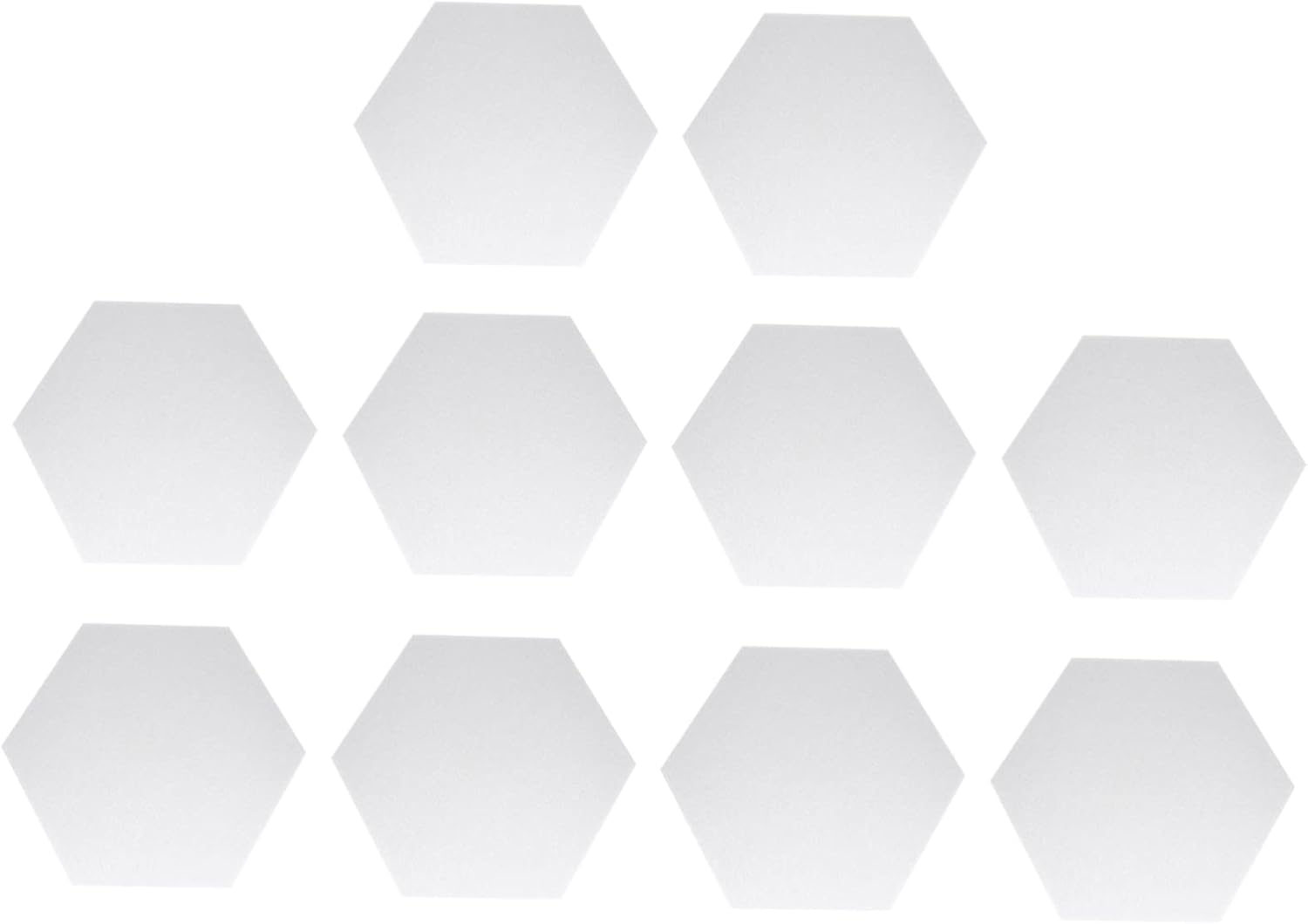 Artibetter 10pcs Hexagon Felt Display Board Self Adhesive Wall Decoration for Photos Messages Multi Functional Home Message Board DIY Background Wall Decor for Bedroom Office