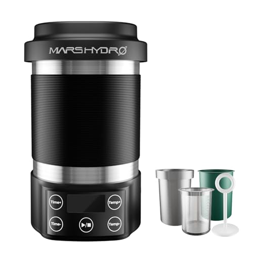 MARS HYDRO 2-in-1 Kräuter-Dekarboxylierer & Infusionsgerät Kräuteröl- Butter- und Tinkturhersteller mit Temperatur- und Zeiteinstellung Decarboxylator