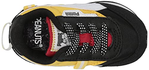 PUMA PUMA Peanuts Future Rider Alternate Closure (Toddler) Puma Black/Maize 4 Toddler M