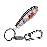 Angelköder-Schlüsselanhänger – Metall-Köder-Anhänger, Edelstahl-Haken-Zubehör, robustes, lustiges Angel-Geschenk-Design | Vater Geburtstag Klassenzimmer Reiserucksack Umhängetasche Dekorative Verwendu