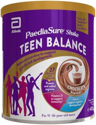 Teen Multivitamin Powder' Chocolate, 400g with Protein by PaediaSure Shake