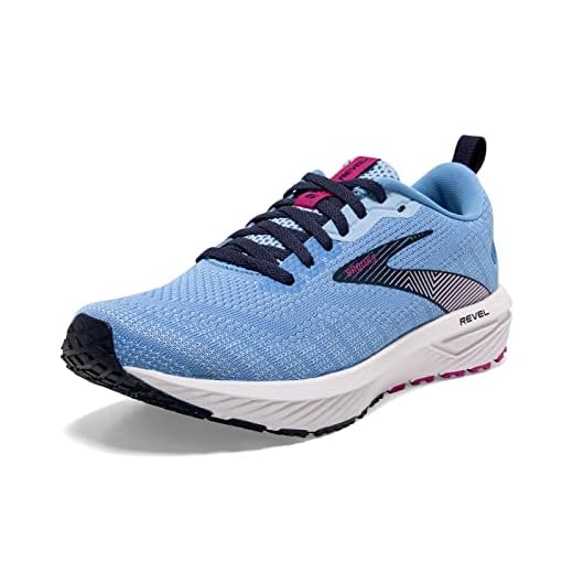 BROOKS 1203861B474 Revel 6 Sneaker Damen Marina/Lilac Rose/Pink Lady EU 36