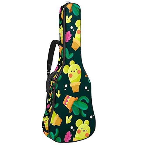 Housse guitare acoustique rembourrée 106 cm antichoc idéale pour transporter une guitare basse