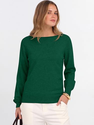 Image of ANRABESS Women Long Sleeve Rolled Neck Fall Lightweight Sweaters Top