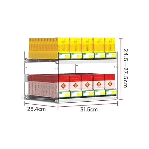 Étagères à cigarettes en acrylique et support de vente rectangulaire