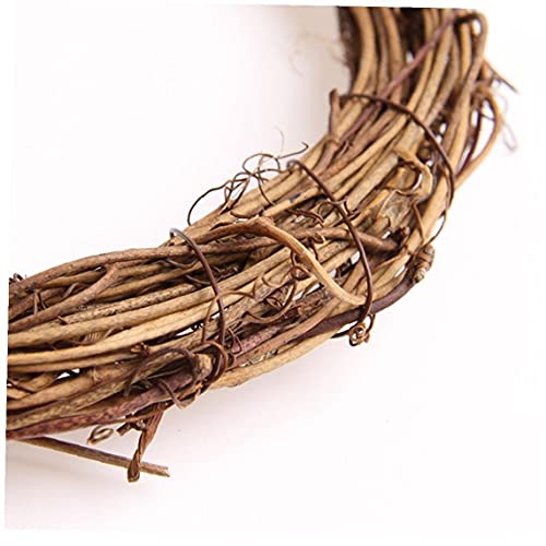 Grapevine Krans Set Tak Decoratieve Kerst Rotan Ronde Bruin voor Vakantie Craft Decoratie 3 stks - Afbeelding 3
