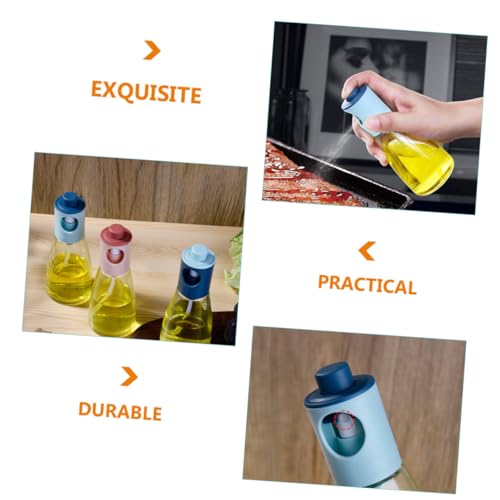Botella rociadora de aceite para evitar excesos, pulverizador de vidrio ergonómico 5
