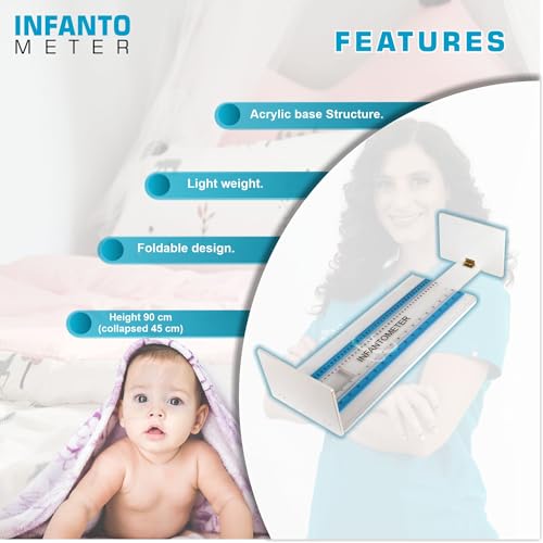 Image of OTICA Infantometer for Baby Height Measurement Scale for Infant and Child (18'' x 7'' x 5')
