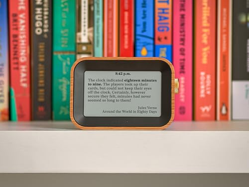 image for Author Clock – Literary Clock That Tells Time Using Book Quotes | Un