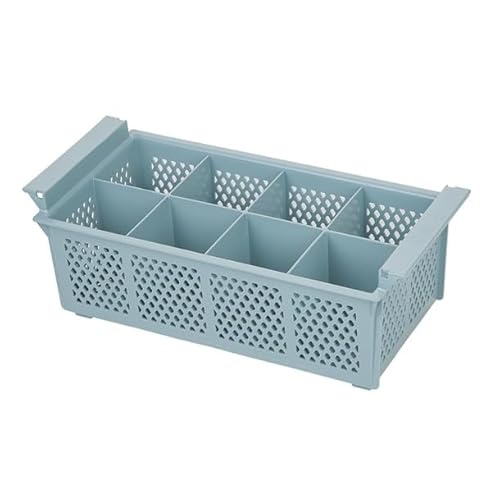 Olympia P174 Kristallon Dishwasher Cutlery Basket 8 Compartment, 130(h) x 210(w) x 425(l)mm