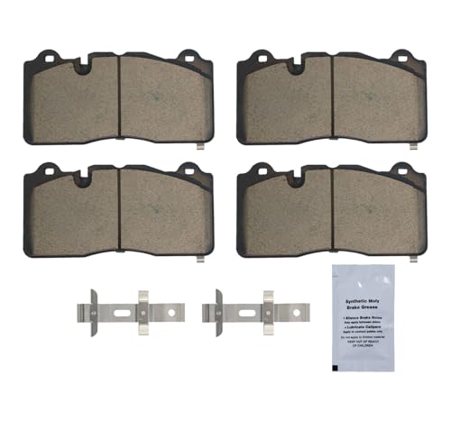 Image of HUSCH Front Ceramic Brake Pads Kit Fit For Cadillac CTS, For Chevrolet | High Performance, No Noise, Clean Wheels