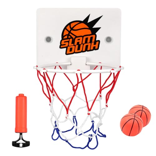YunBey Mini Basketballkorb, Indoor Basketball Korb mit 2 Stück Bälle und...