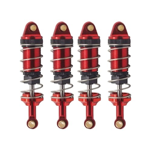 RC �J�[ �A�N�Z�T���[ For MJX For HYPER For GO 14301 14302 1/14 RC�J�[�A�b�v�O���[�h�A�N�Z�T���[ �t�����g���A���^�������V���b�N�A�u�\�[�o�[ �����猊�܂�60mm(Red)