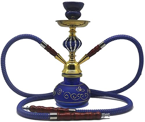 XJHYJS Billig Acryl Shisha Set Mit Sniftas Schlauch 2 Rohre, Wasserleitung Kit Silikonschlauch Schüssel Zubehör Party…