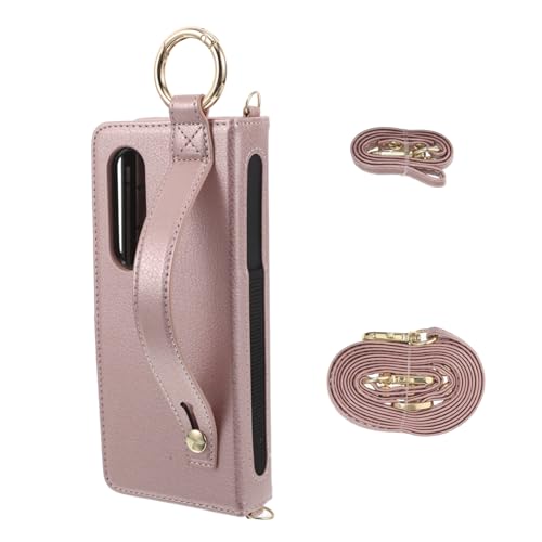 Étuis pliables pour téléphone rose housse protection ecran