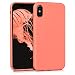 Produktbild kwmobile Hülle kompatibel mit Apple iPhone X - Handyhülle - Handy Case in Koralle matt