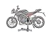 Produktbild MAX2H.COM Motorrad Zentralständer, Hebebühne EVOLIFT für Triumph Street Triple/R 07-, mit Rollen