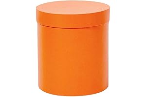 Vibrant Orange Gift Box: An Exquisite Display for Special Occasions