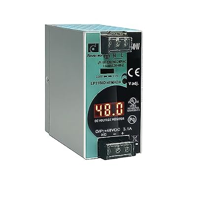 150W Digital Display Din Rail Switch Power Supply AC to DC 12V/24V/36V/48V LP1150D (48V Output)