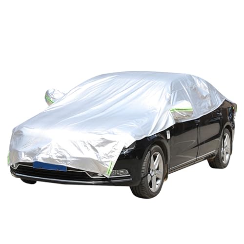 Funda para media coche transpirable para proteger el sedán del polvo