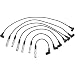 Spark Plug Wire compatible with MERCEDES BENZ 300E 86-93 / 190E 87-93 / 300TE 88-93 Set of 6 6 Cyl