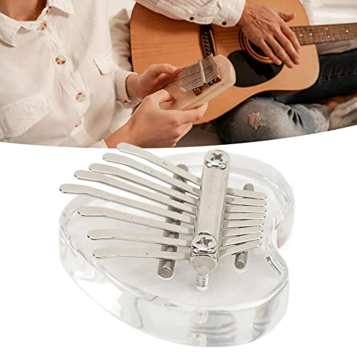 Kalimba Small Size 8 Touches Clear Crystal Metal Thumb Piano pour un Usage Domestique - Les Beatles, Paul McCartney, John Lennon, RIngo Starr, George Harrison Kalimba Small Size 8 Touches Clear Crystal Metal Thumb Piano pour un Usage Domestique – Image 3