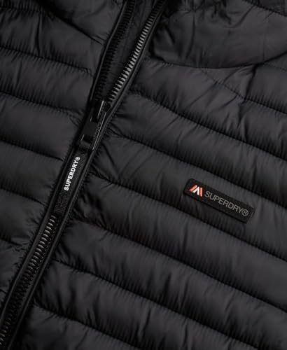 Superdry Para Hombre. M5012286A Chaqueta Hooded Fuji Lite Negro (Xl), Casual, Nylon - 7