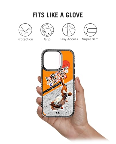 Image of DailyObjects Skater Subculture Stride 2.0 Magnetic Case Cover Compatible with iPhone 16 Pro Max | Wireless Charging Slim Back Cover | 2 Layer Edge Protection & Shockproof