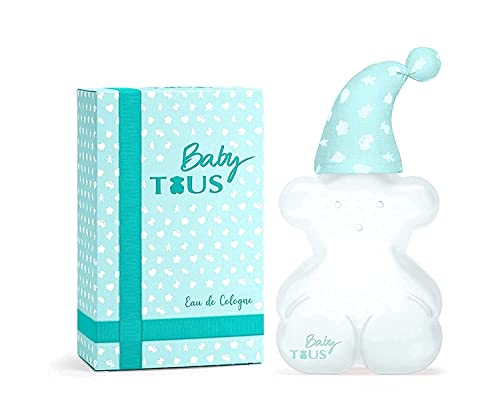 Baby Tous, Eau de Cologne para Bebé sin Alcohol, Fragancia Floral Almizclada, 100 ml con Vaporizador