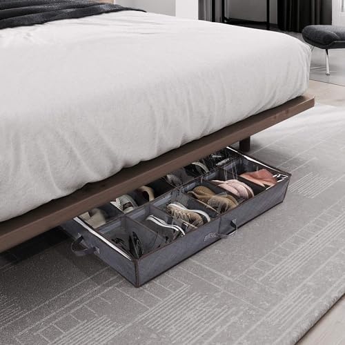 Anyoneer UNDER BED SHOE STORAGE 001 Under Bed Shoe Storage Organizer thumb #5