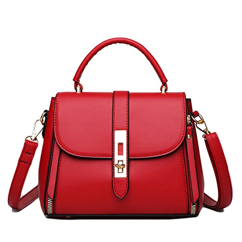 Damen Umhängetasche PU Leder Handtasche Crossbody Taschen Mädchen Henkeltasche Cover