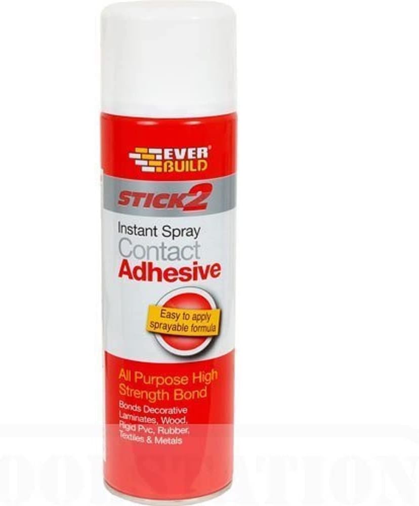 Everbuild Stick 2 All Purpose High Bond Strength Contact Spray Adhesive, 500 ml