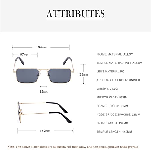 CGZWFERA-Small Rectangle Sunglasses Men Punk Sun Glasses For Women With Steampunk Sunglass Shades Eyewear3