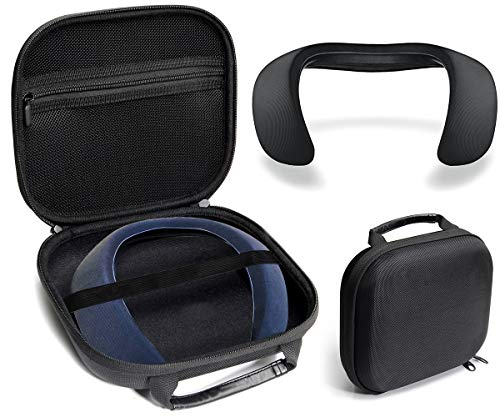 WGear Protective Case for Bose Soundwear Companion Wireless Wearable Speaker, Featured Designed with Excellent Protection, Removable Mesh Pocket for Cable and Other accessorie (Ballastic Black)