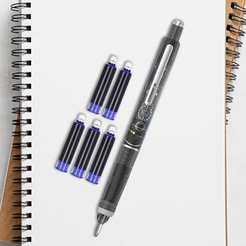 Stylo d'écriture extensible à plume rétractable et mécanisme automatique de précision - 6