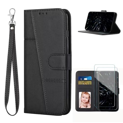 xinyunew Coque pour Motorola Moto G Play (2024),Etui Protection Housse Premium en Cuir PU...