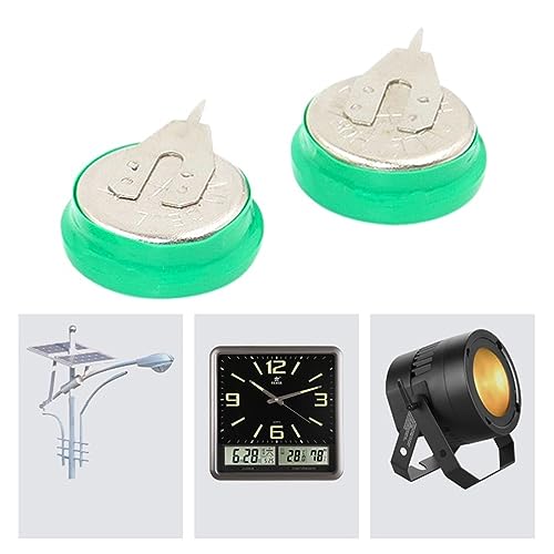 Batería Recargable de Botón 1.2V 80mAh 10 piezas miniatura 2