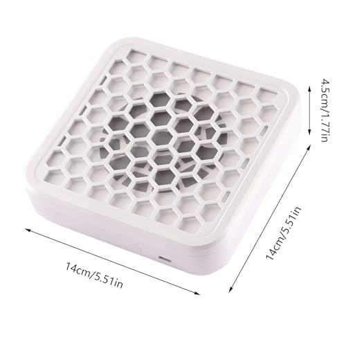 Extractor de polvo de uñas con potente motor de succión y base estable para salón 6