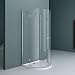 Produktbild doporro Halbkreisdusche Duschkabine Rav03K 90x90x190cm Glasdusche ESG-Sicherheitsglas Klarglas inkl. Easy-Clean-Beschichtung