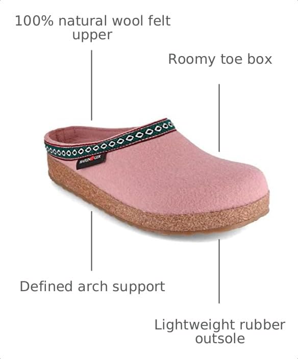 Image of Haflinger GZ Clog - Rosewood, 5 Women /3 Men