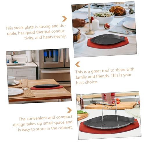 Plaque de cuisson poisson fonte pour barbecue interieur et exterieur - 6