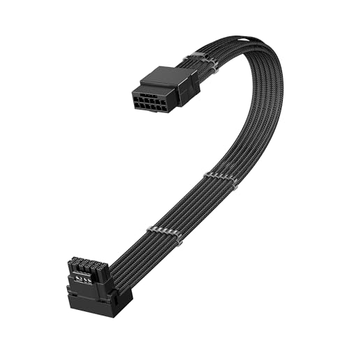 Fasgear 90�xPCIe 5.0/5.1 �O���t�B�b�N�X�J�[�h�����P�[�u�� 30cm�AATX3.0/3.1 16�s��(12+4)�I�X-���X �d�������P�[�u�� 600W�A12VHPWR(12V-2x6)�A�_�v�^�[�Ή�RTX 3090Ti/4070Ti/
