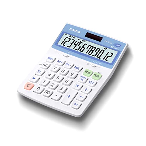 カシオ 抗菌電卓 デスクタイプ DW-122CL-N