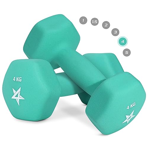 Yes4All WCZV Hex Neopren Hanteln Set Gewichte für Krafttraining Yoga...