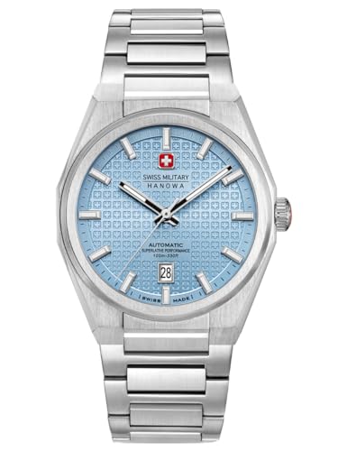 Swiss Military Hanowa Reloj automático Avalanche automático 10 ATM, Plata, uno Que es, Pulsera