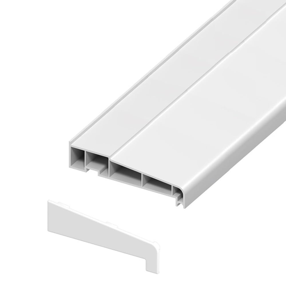 Upvc External Window and Door Sill - Eurocell Plastic Window Cill Board 2m (6'6") Long (225mm Wide)