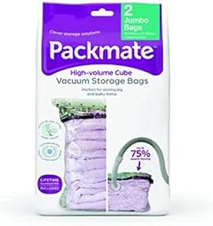 Pack-Mate Jumbo Volume Vacuum Bags, Pack of 2, 90 x 110 x 44cm