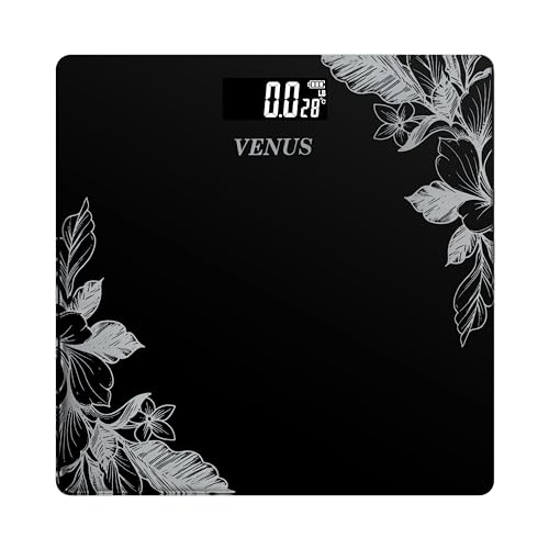 Image of Venus (Made in India) Electronic Digital Personal Bathroom Weight Machine for Body Weight upto 180 kg Weighing Scale with 24 Months Warranty, Silver