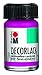 Produktbild Marabu 11300039014 - Decorlack Acryl Magenta 014, 15 ml, hochglänzender Acryllack auf Wasserbasis, wetterfest, speichelfest, zum Malen, Schablonieren und für Serviettentechnik